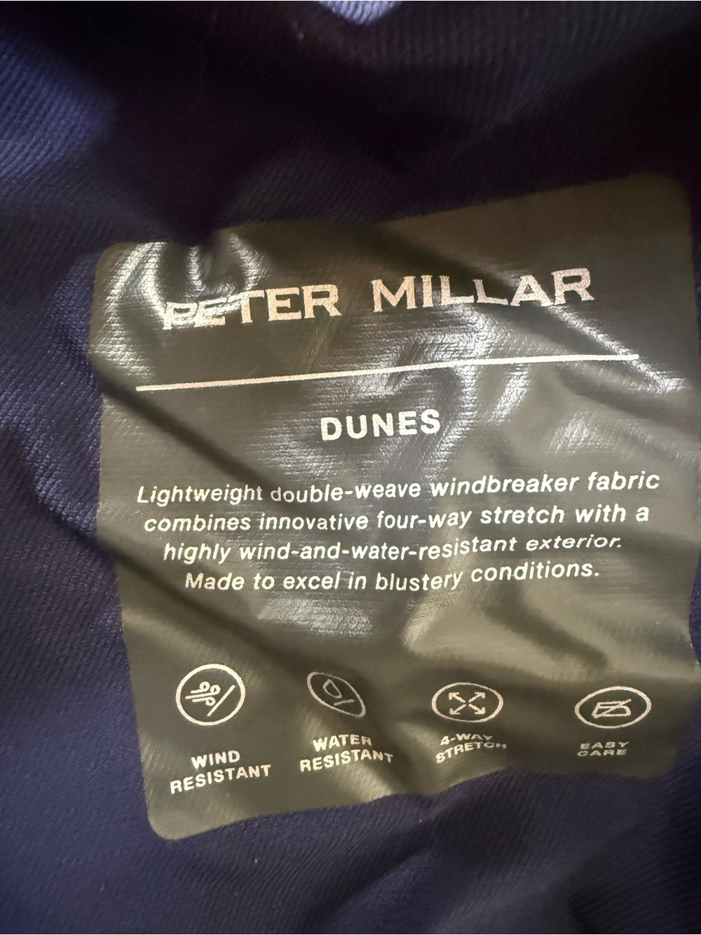 Peter Millar Dunes Navy Wind & Water Resistant Golf Vest Men’s XXL - Picture 10 of 11